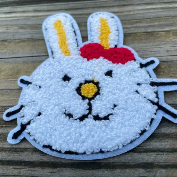 Iron On Patches Fuzzy Applique Patches for Craft Clothes Lot of 2 - Picture 3 of 11